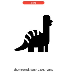 dinosaur icon isolated sign symbol vector illustration - high quality black style vector icons
