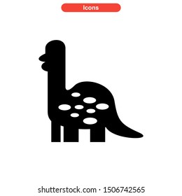 dinosaur icon isolated sign symbol vector illustration - high quality black style vector icons
