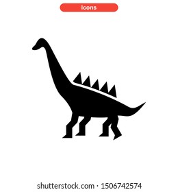 dinosaur icon isolated sign symbol vector illustration - high quality black style vector icons
