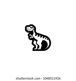 Dinosaur icon. Vector dinosaur icon