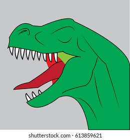 Dinosaur icon - vector illustrator
