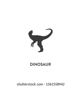 dinosaur icon vector. dinosaur sign on white background. dinosaur icon for web and app