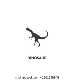 dinosaur icon vector. dinosaur sign on white background. dinosaur icon for web and app
