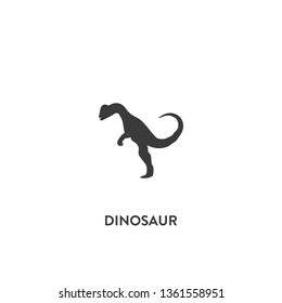 dinosaur icon vector. dinosaur sign on white background. dinosaur icon for web and app