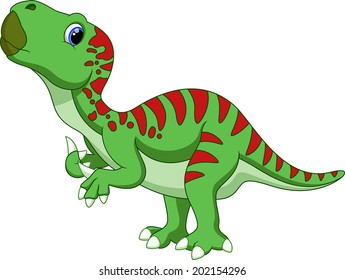 Dinosaur iguanodon cartoon