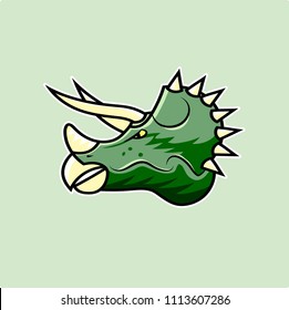 Dinosaur illustration. 100% vector. Ideal for logo’s, stickers, flyers, promotions, T-shirts, web design, apps and all other design requirements.