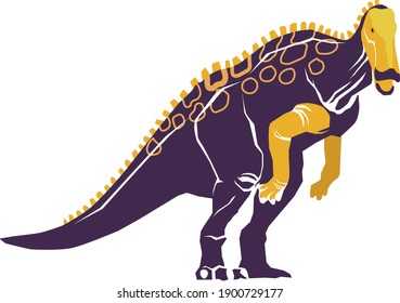 dinosaur illustration, can be used for educational purposes, presentation, for children and much more