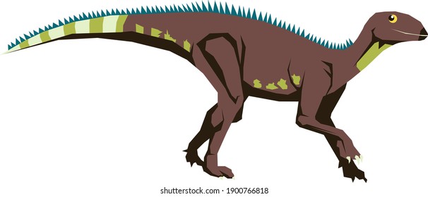 Dinosauriergrafik, kann für Bildungszwecke, Präsentation, für Kinder und vieles mehr verwendet werden