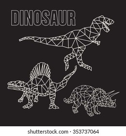 Dinosaur illustration, typography, t-shirt graphics, vectors