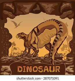 Dinosaur illustration Vector Concept