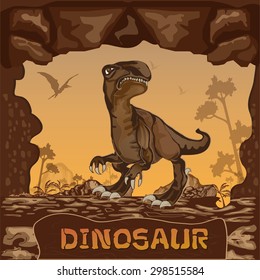 Dinosaur illustration Vector Concept