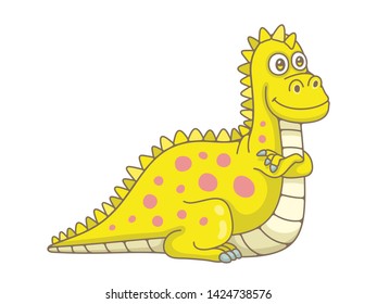 Dinosaur. isolated on white background
