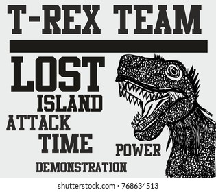 Dinosaur life graphic design vector art