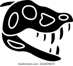 Dinosaur Line vector Icon Design