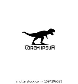 dinosaur logo design and illustration
