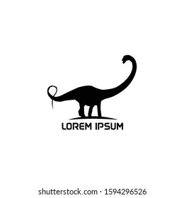 dinosaur logo design and illustration