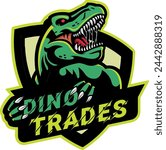 dinosaur logo design vector file godzilla
