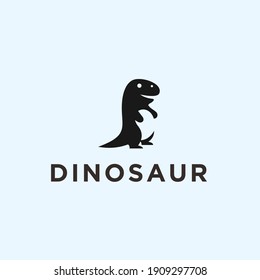 dinosaur logo design vector illustration