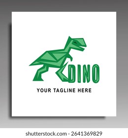 dinosaur logo. simple.vector dinosaur logo illustration for company symbol or icon isolated on white background