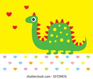 dinosaur love doodle