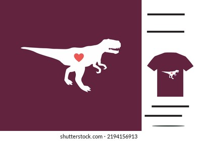 Dinosaur lover t shirt design