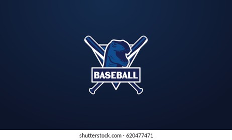 Dinosaur Mascot Baseball Team Stock Vector (Royalty Free) 620477471 ...