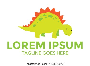 dinosaur mascot character vector logo