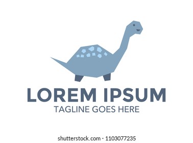 dinosaur mascot character vector logo