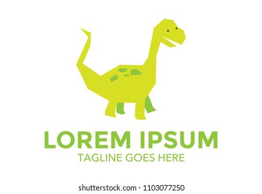 dinosaur mascot character vector logo