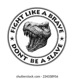 Dinosaur Mascot Vector. Element for your design.