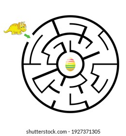 dinosaur Mazes for Kids. Maze games worksheet for children. Game and activities for kids.Games for Homeschooling.
