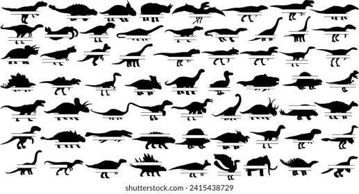 Dinosaur monogram Dinosaur silhouette Monogram bundles