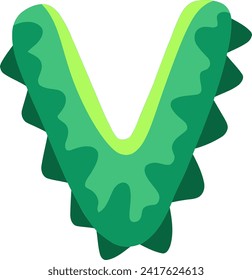 Dinosaur Monster Letter Alphabet Vector Element