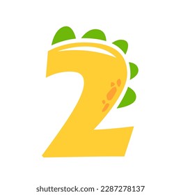 dinosaur number design birthday party for kids