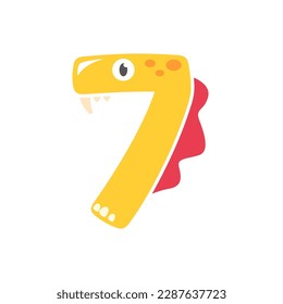 dinosaur number design birthday party for kids