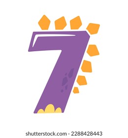 dinosaur number design birthday party for kids
