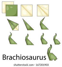 dinosaur origami
