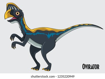 Dinosaur Ovirator Vector  illustration