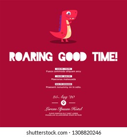 Dinosaur Party Invitation Design