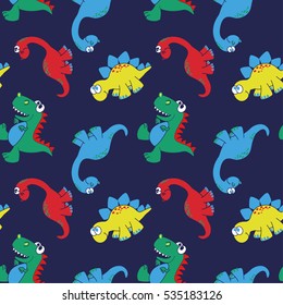  dinosaur pattern vector illustration