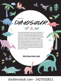 dinosaur poster design, silhouette dinosaur,