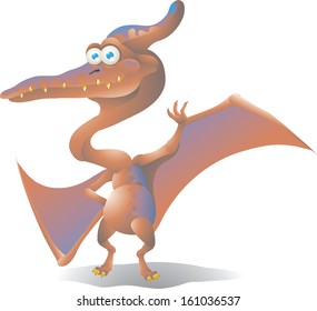 dinosaur pteranodon isolated