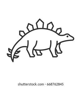 The dinosaur with the rowing on the back.Stegosaurus 