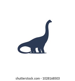 dinosaur, sauropod vector icon
