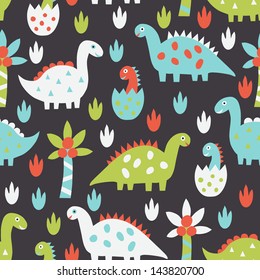 dinosaur seamless background