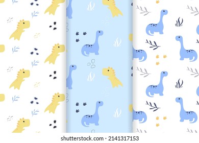 dinosaur seamless pattern cute dinosaur pattern background