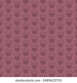 Dinosaur seamless pattern footprint tracks. Minimal color background. Dinosaur footprint seamless pattern perfect for textile, wrap and wallpaper and design.