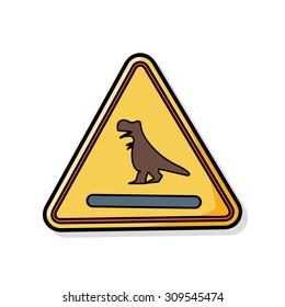 Dinosaur Signs doodle
