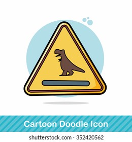 Dinosaur Signs doodle