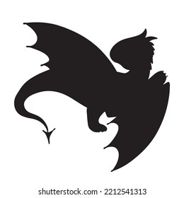 Dinosaur silhouette. Dinosaurs and Jurassic dino monsters icons. Vector silhouette of triceratops or T-rex, brontosaurus and stegosaurus, ceratosaurus and parasaurolophus reptile